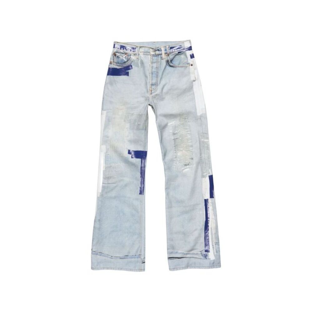 Acne Studios Men Printed Denim Jeans